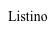 Listino